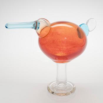 Oiva Toikka, glasfågel, signerad Oiva Toikka IITTALA SCOPE 20 v. 2020 109/500.