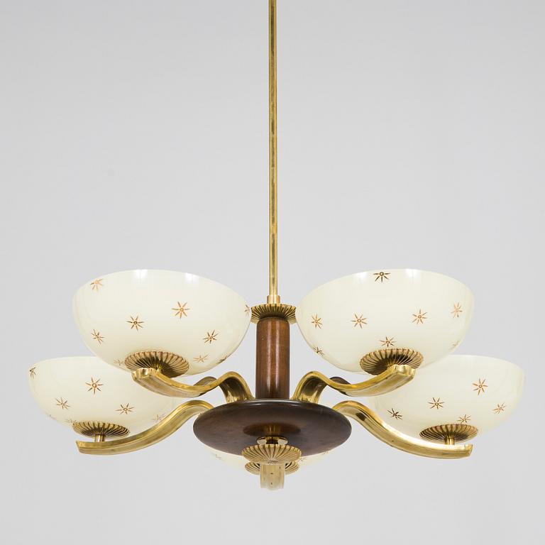 Paavo Tynell, taklampa modell 1260/5 Taito, 1930-tal.