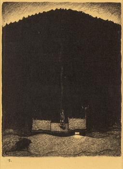JOHN BAUER, litografier, 1915,  10 st.