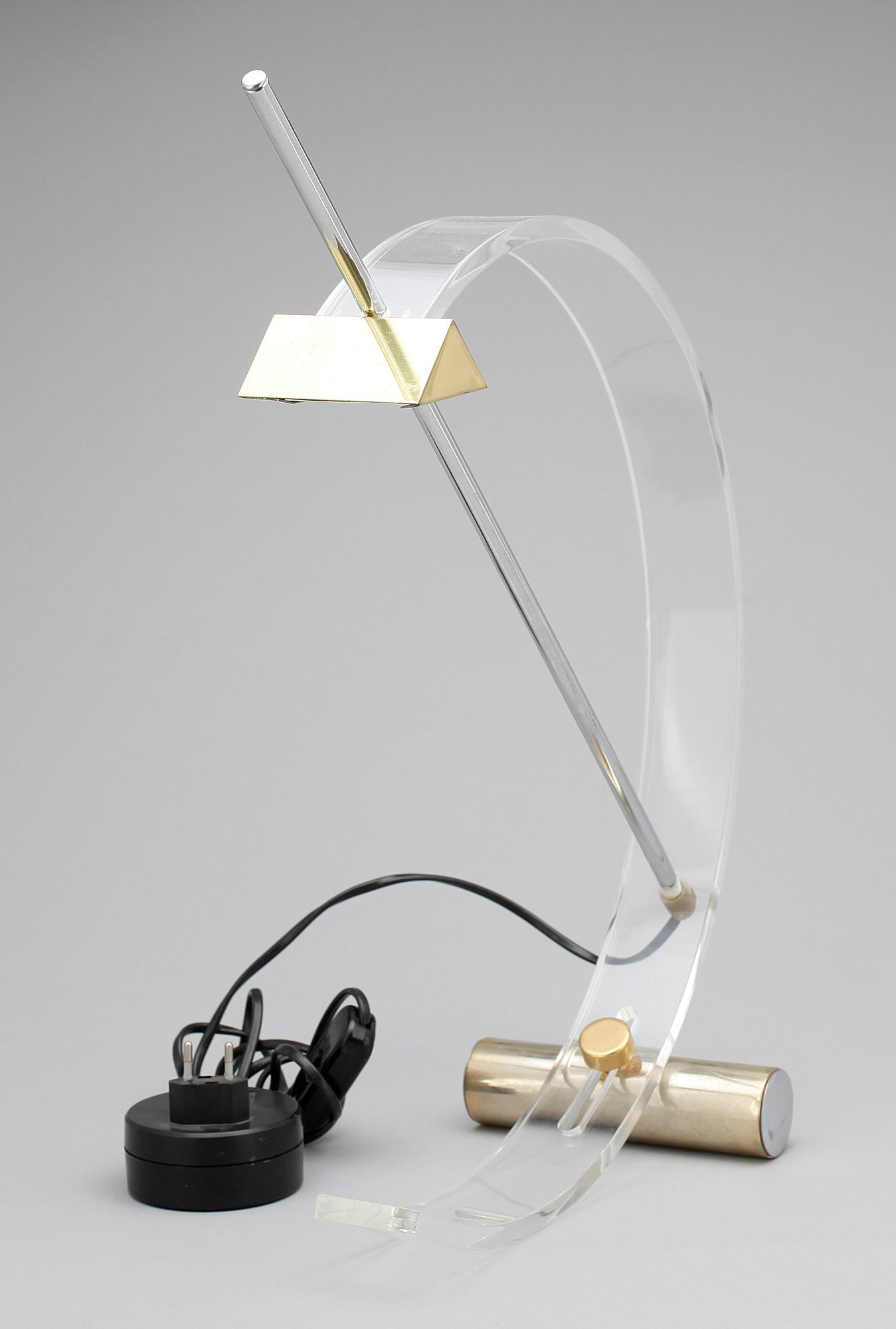 BORDSLAMPA, 1900-talets andra hälft.