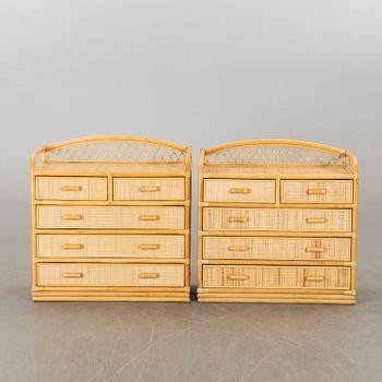 A PAIR OF CHESTS OF DRAWERS, end of 20th century.