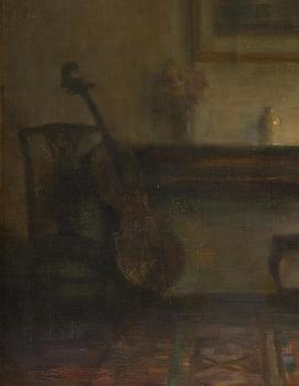Carl Holsoe, Interior with cello.