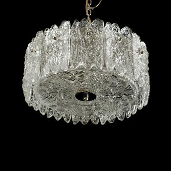 TAKLAMPA, glas, 1900-talets andra hälft.