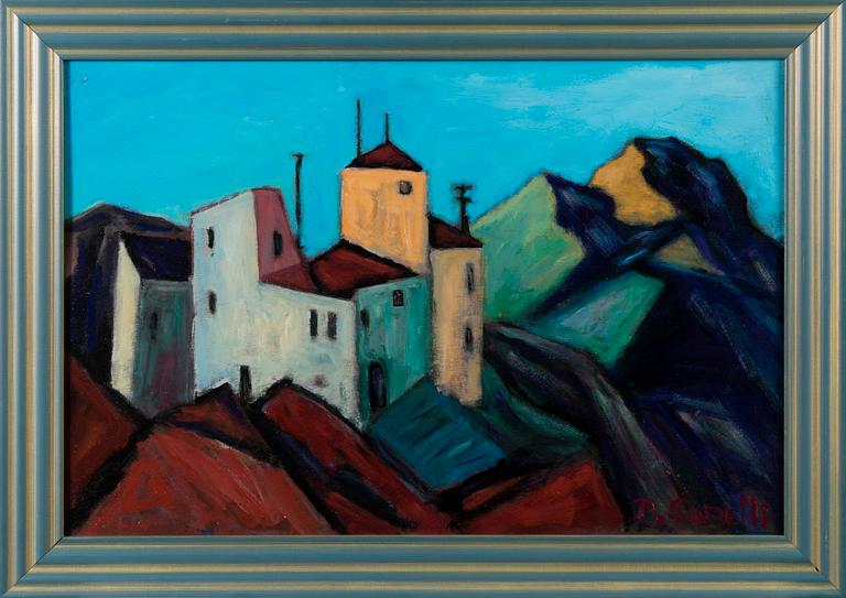 PAAVO SARELLI, oil on board, signed and dated -03.