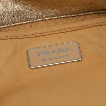 BAG, "Nappa Leather Drawstring Tote" Prada.