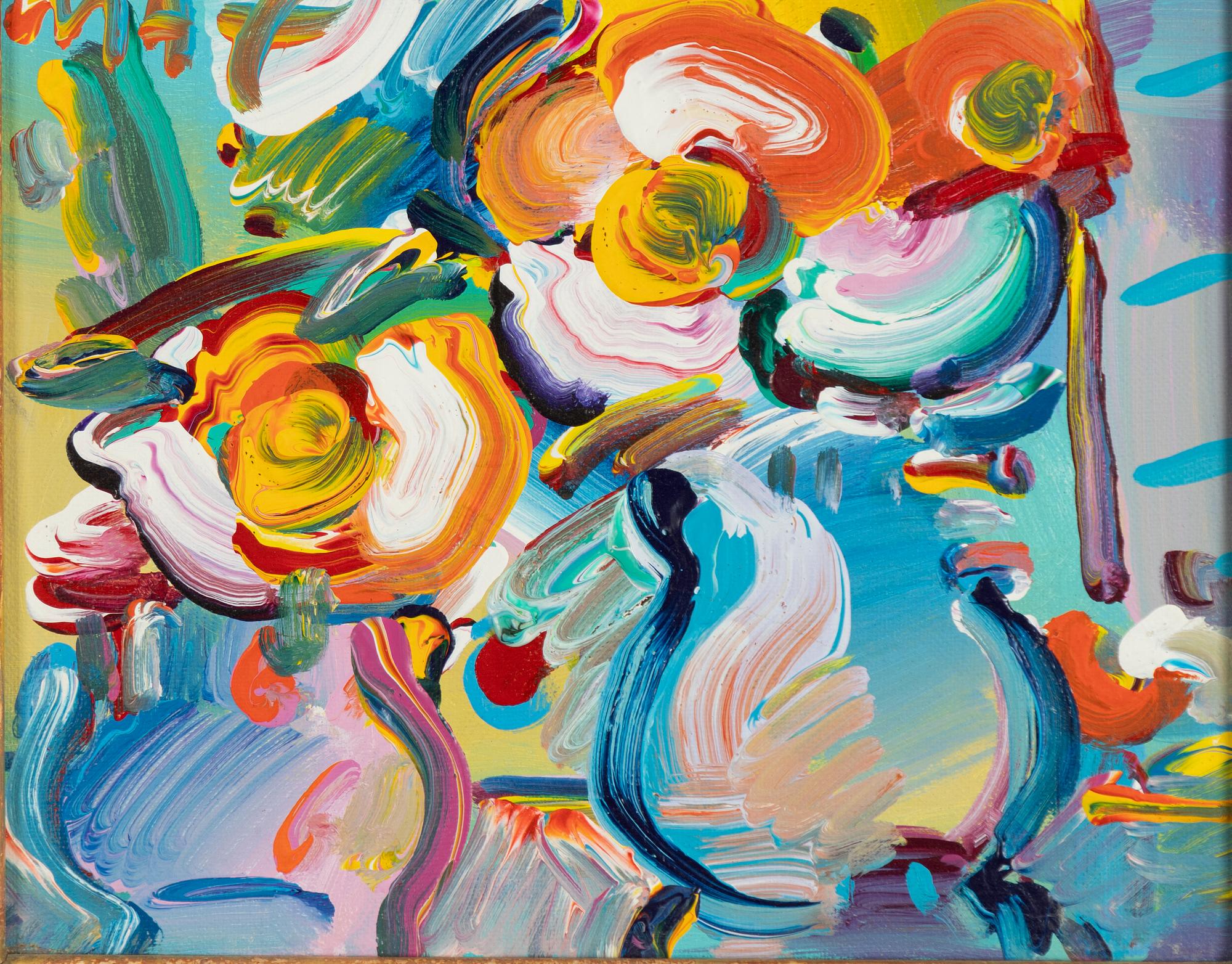Peter Max, "Flora".