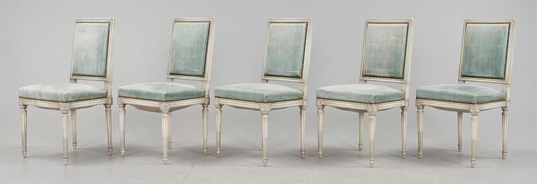 STOLAR, 10 st, gustaviansk stil, 1900-tal.