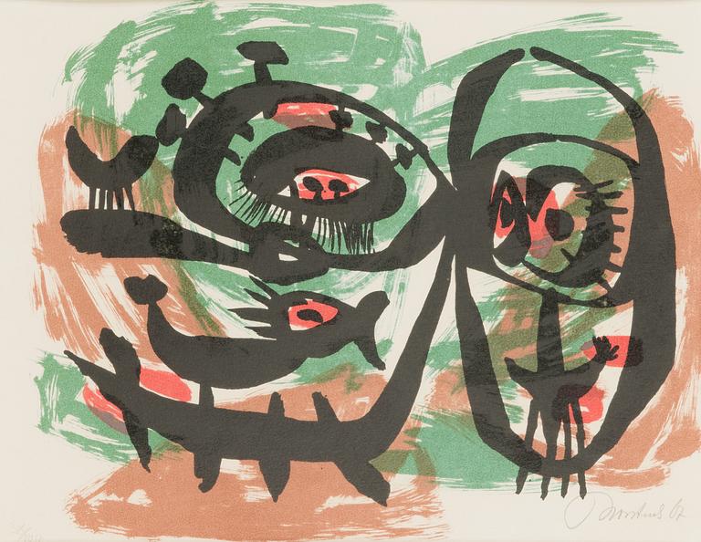 Anton Rooskens, lithograph, signed and dated -67, numbered 38/100.