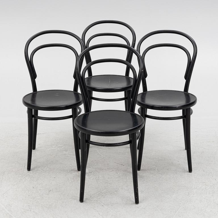 Michael Thonet, four 'No 14' chairs, Ton.