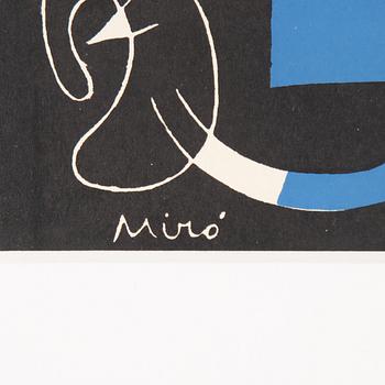 Joan Miró, "Femme au Miroir", ur "Derrière le Miroir. 10 ans d'Édition".