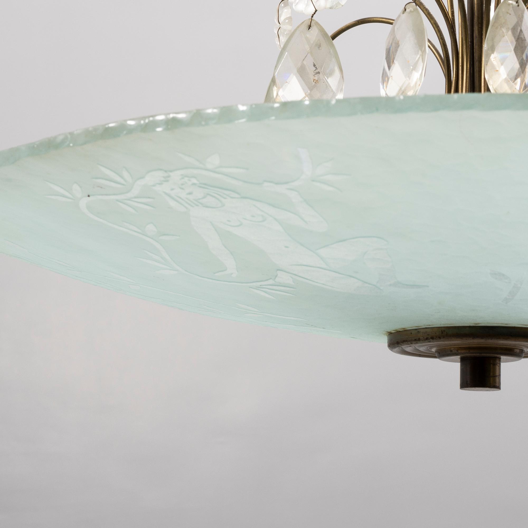 Ceiling lamp, Swedish Grace, 1930s/40s.