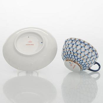 Teservis, 9 delar, "Cobalt Net", Lomonosov, Sovjetunionen.