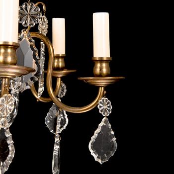 Paavo Tynell, a mid-20th century chandelier for Idman.