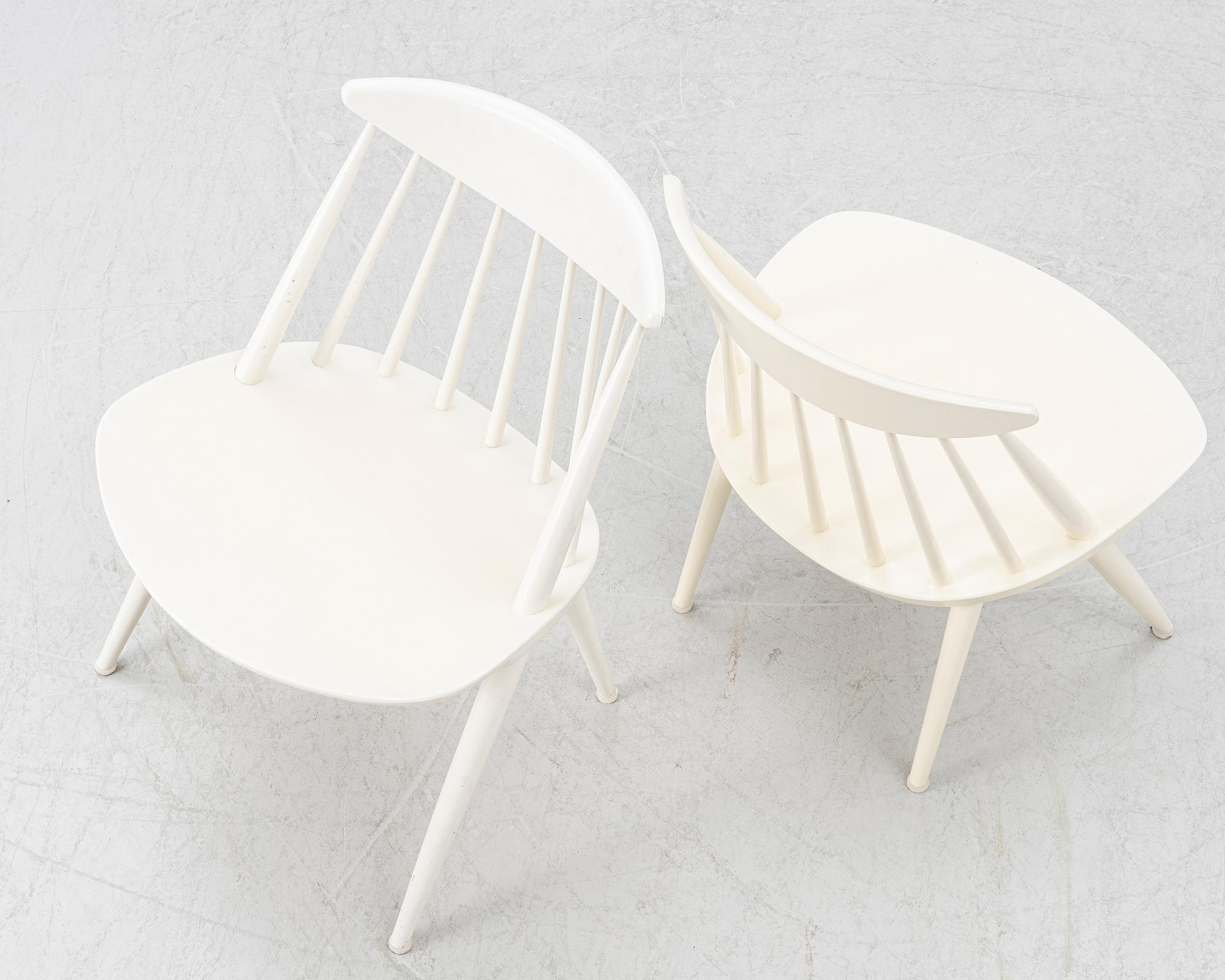 Gillis Lundgren, a pair of 'Jo' chairs, IKEA, 1960's.