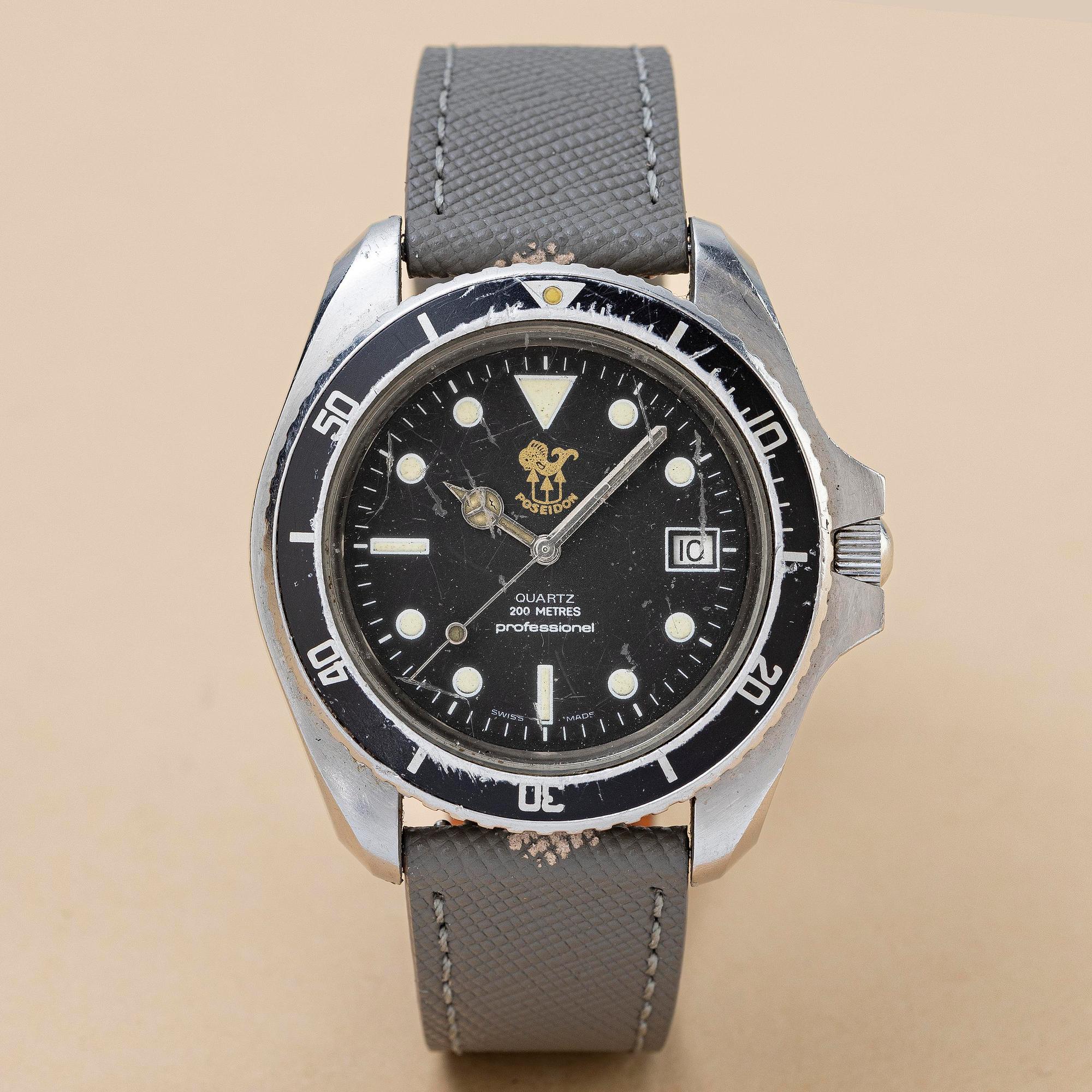 Heuer, Diver, "Poseidon", "Professionel Dial", ca 1980.