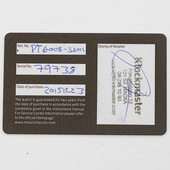 Maurice Lacroix, Pontos S, armbandsur, kronograf, 43 mm.