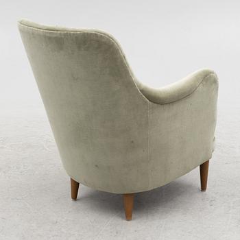 Carl Malmsten, armchair, Samsas, second half of the 20th century.