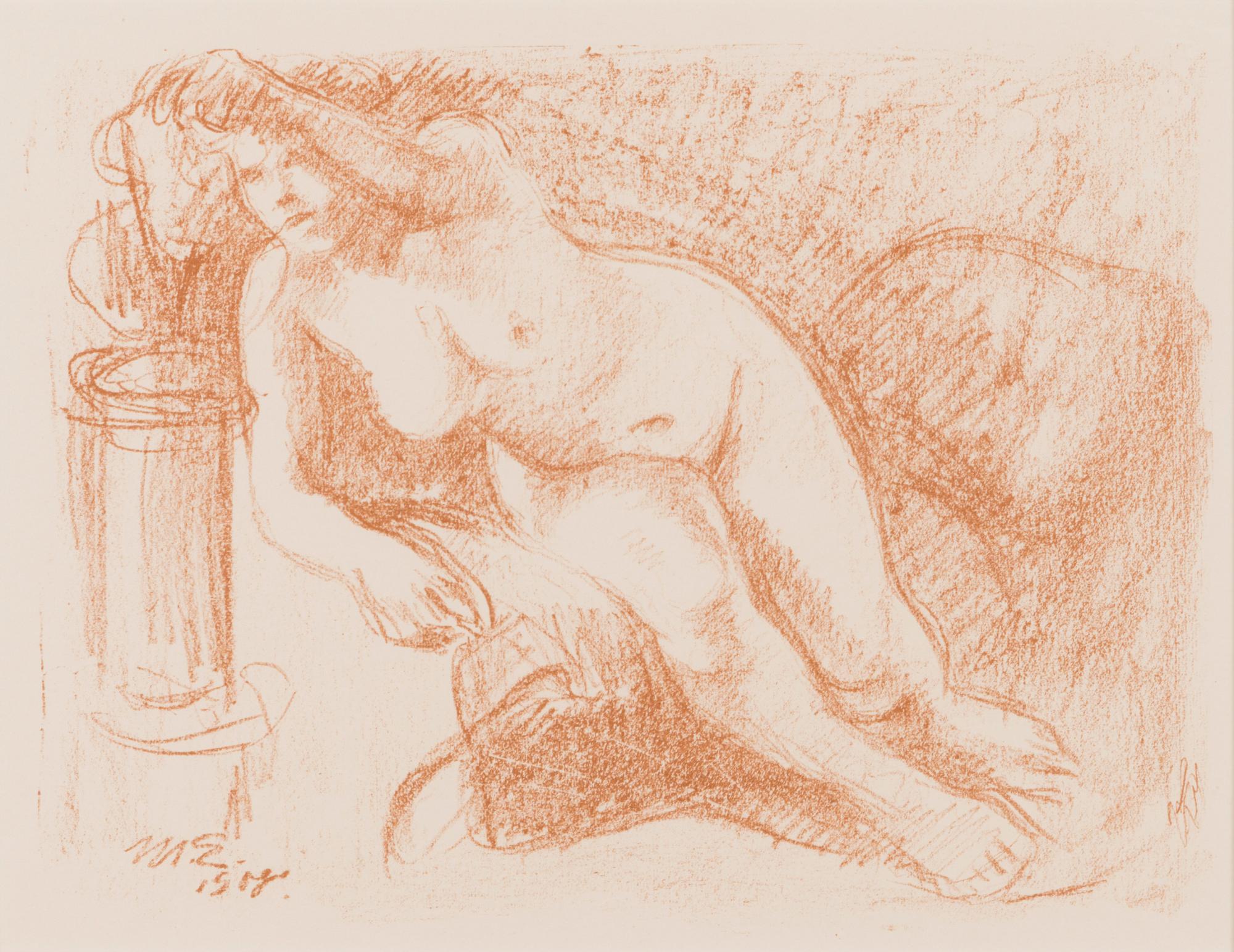 MAGNUS ENCKELL, lithograph, signed and dated 1908 in the plate.