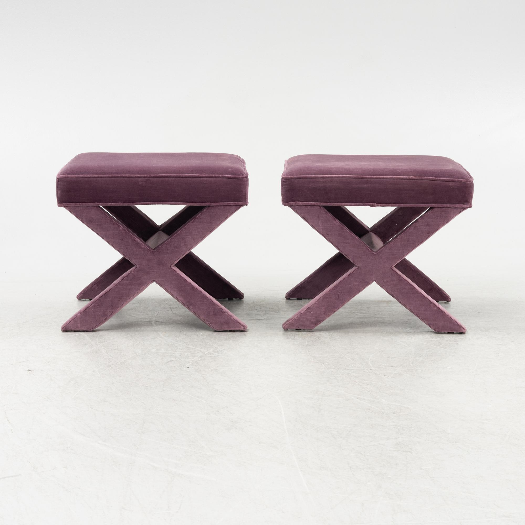 Pallar, ett par, "X-Bench", Jonathan Adler, USA, 2000-tal.