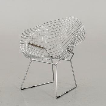 HARRY BERTOIA, fåtölj "Diamond chair", 1900-talets senare del.