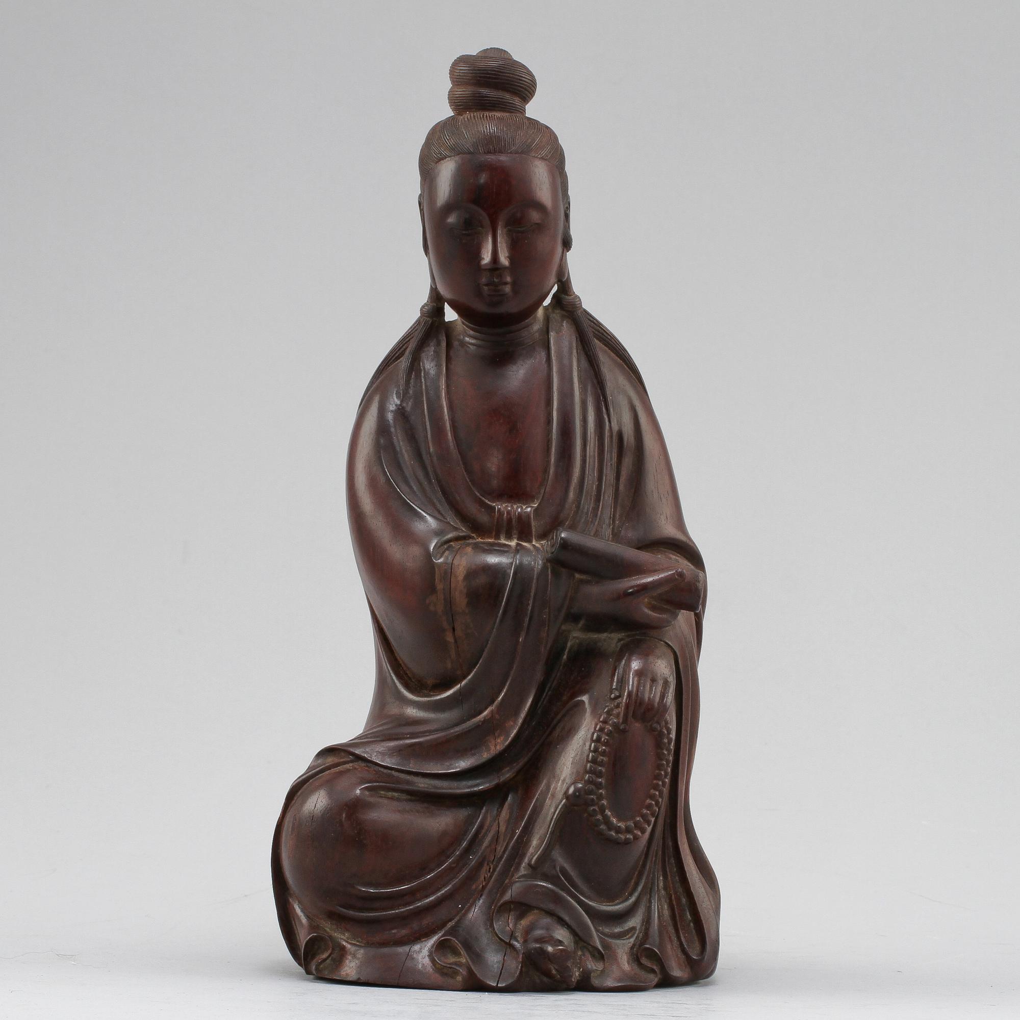 FIGURIN, trä, orientalisk, 1900-talets första hälft.