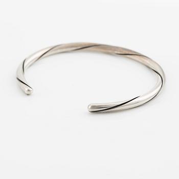 Firma George Jensen collier och armband, sterlingsilver, modell A80.