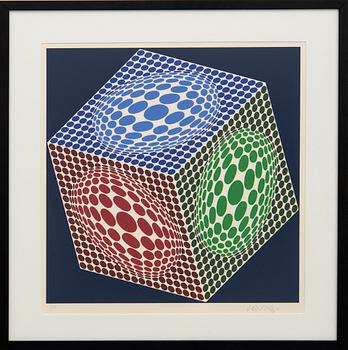 Victor Vasarely, Optisk komposition.