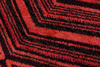 Märta Måås-Fjetterström, a carpet, "Tigerfällen", Knotted pile, 228 x 152 cm, signed AB MMF BN.