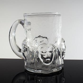 ERIK HÖGLUND, ölglas, 6 st, 1950/60-tal.