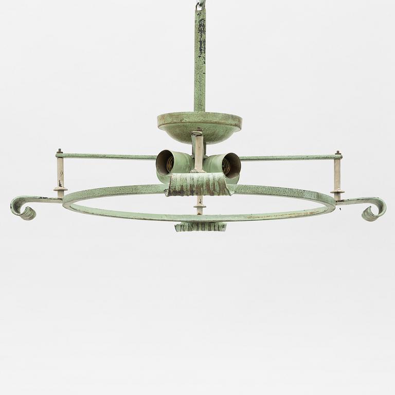 A ceiling light, 1920's/30's.