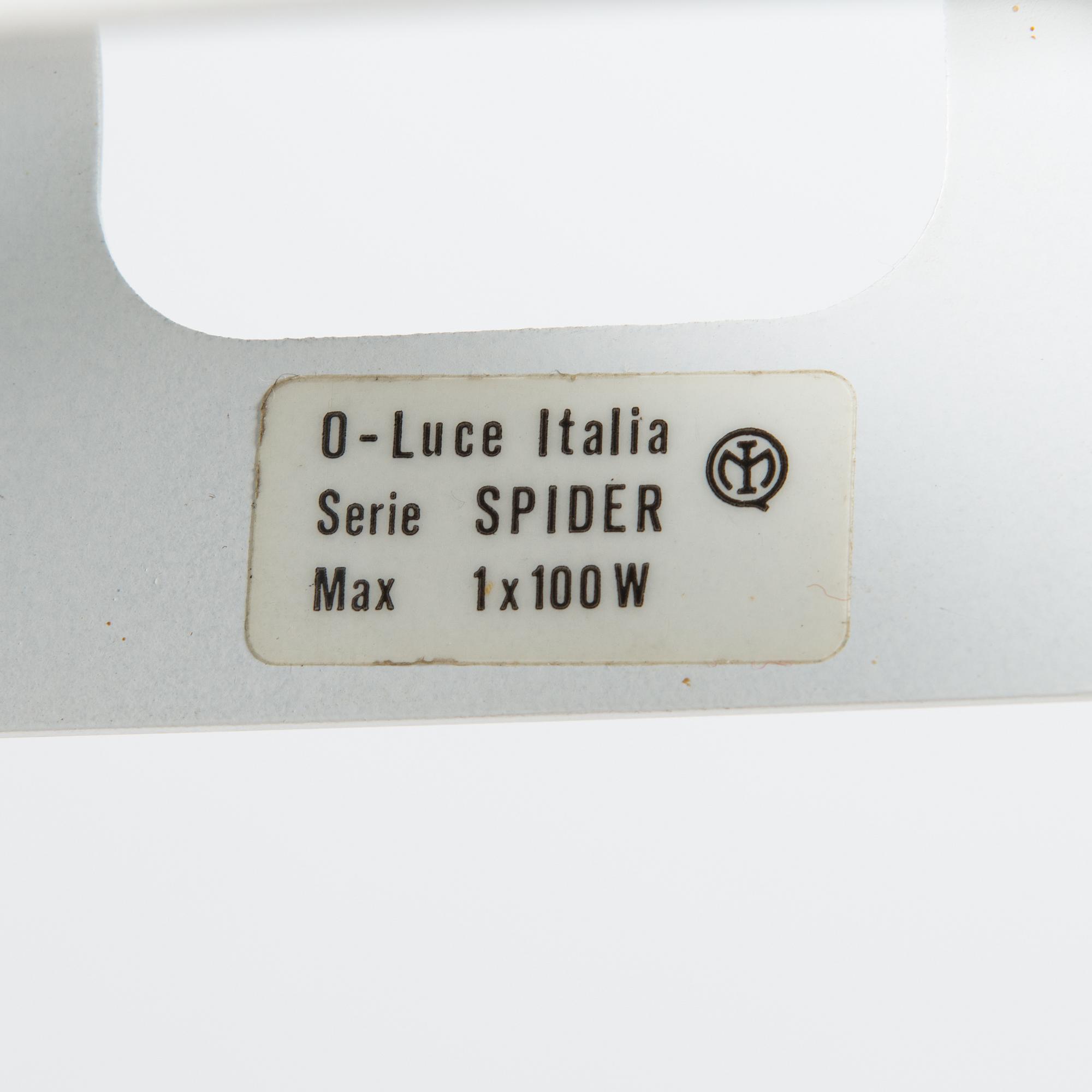 JOE COLOMBO, SKRIVBORDSLAMPA, "Spider", O-Luce, Italien 1900-talets slut.