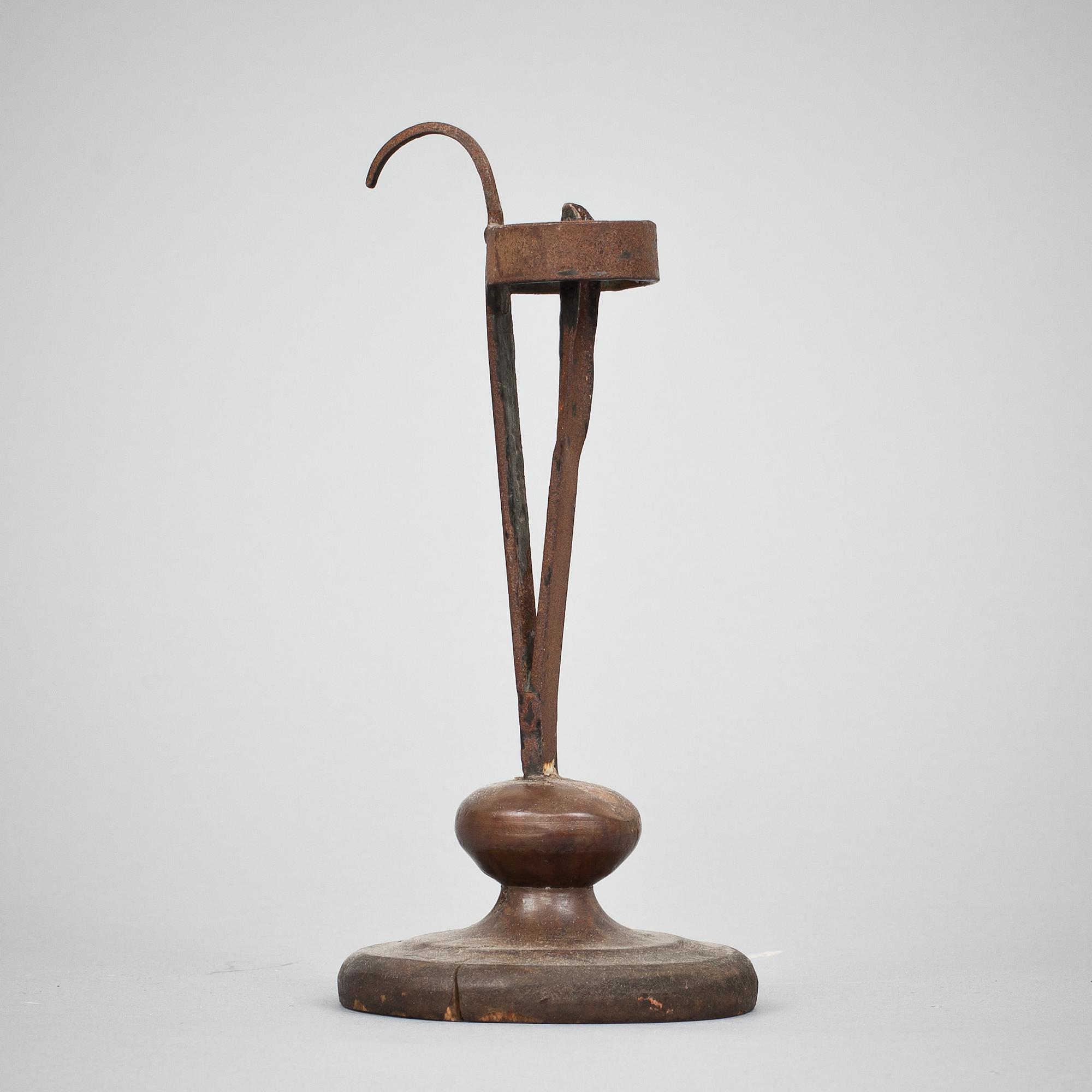 LJUSSTAKE, s k stumpastake, 1800-tal.
