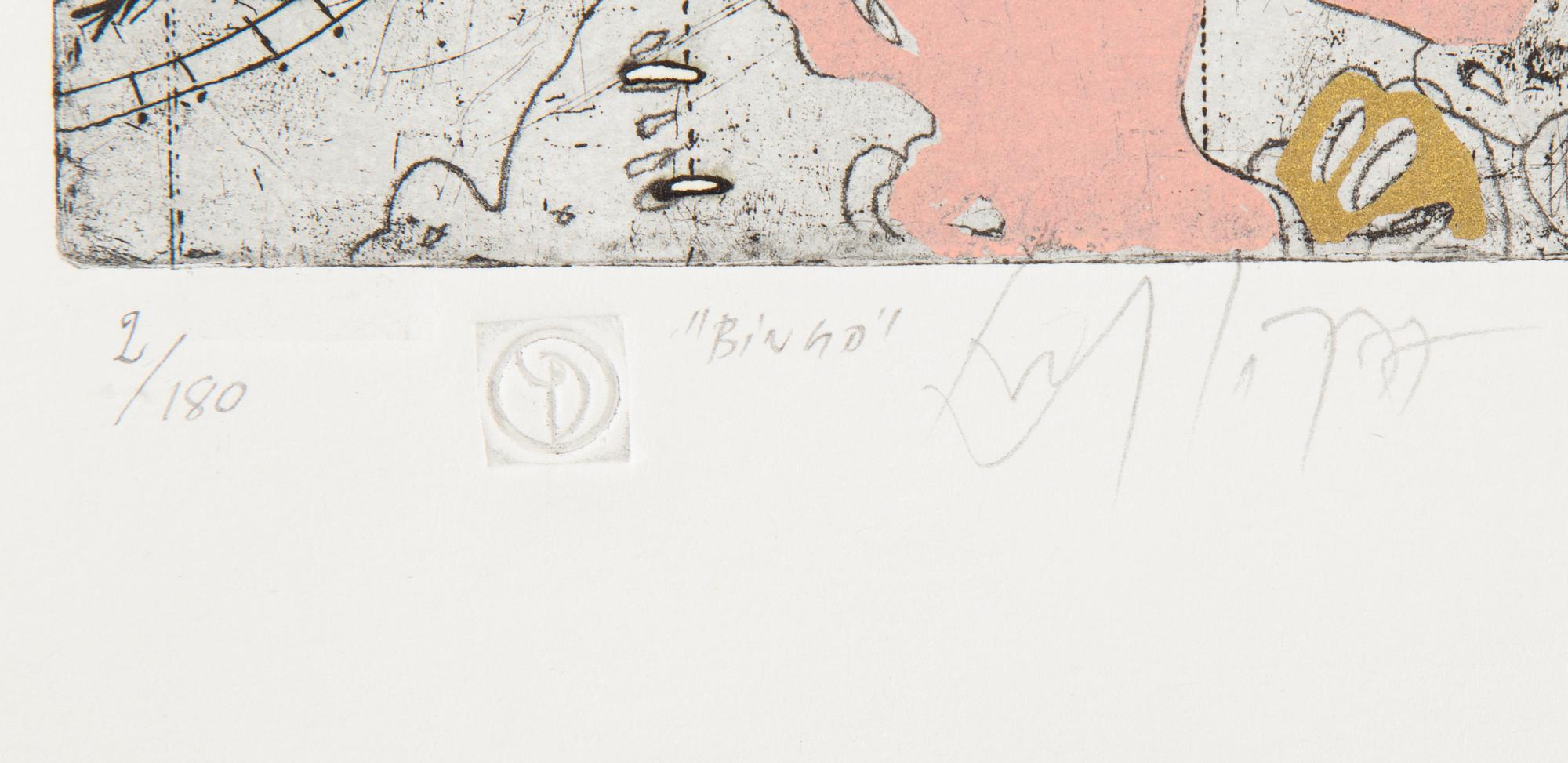 JORGO KRALLIS, färgetsningar, 3 st, signerade och numrerade 1/180 samt 2/180.