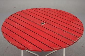 TRÄDGÅRDSGRUPP, 5 delar. Möjligen Grythyttan. 1900-tal.