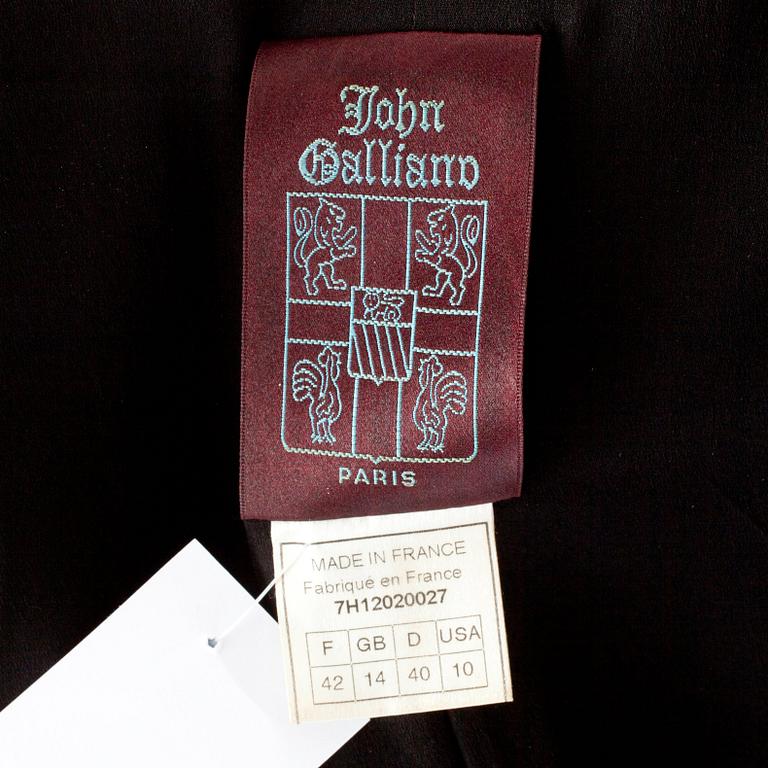JOHN GALLIANO, a three-piece suit consisting of jacket and pants from the 1980s.