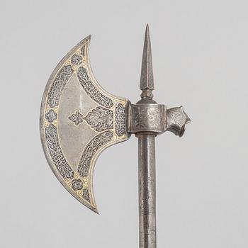Axe, Indo-Persian, late 19th century.