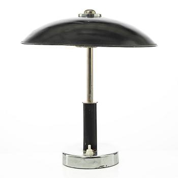 A functionalist table lamp, 1930s-40s.