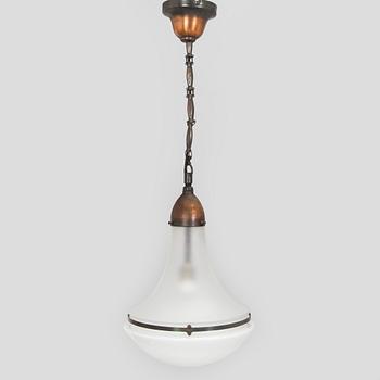 Peter Behrens, taklampa, "Luzette", AEG, 1900-talets första hälft.