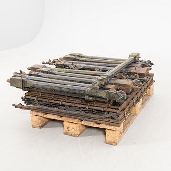 Staket  delar märkta Kallinge 6 sent 1800/tidigt 1900-tal.