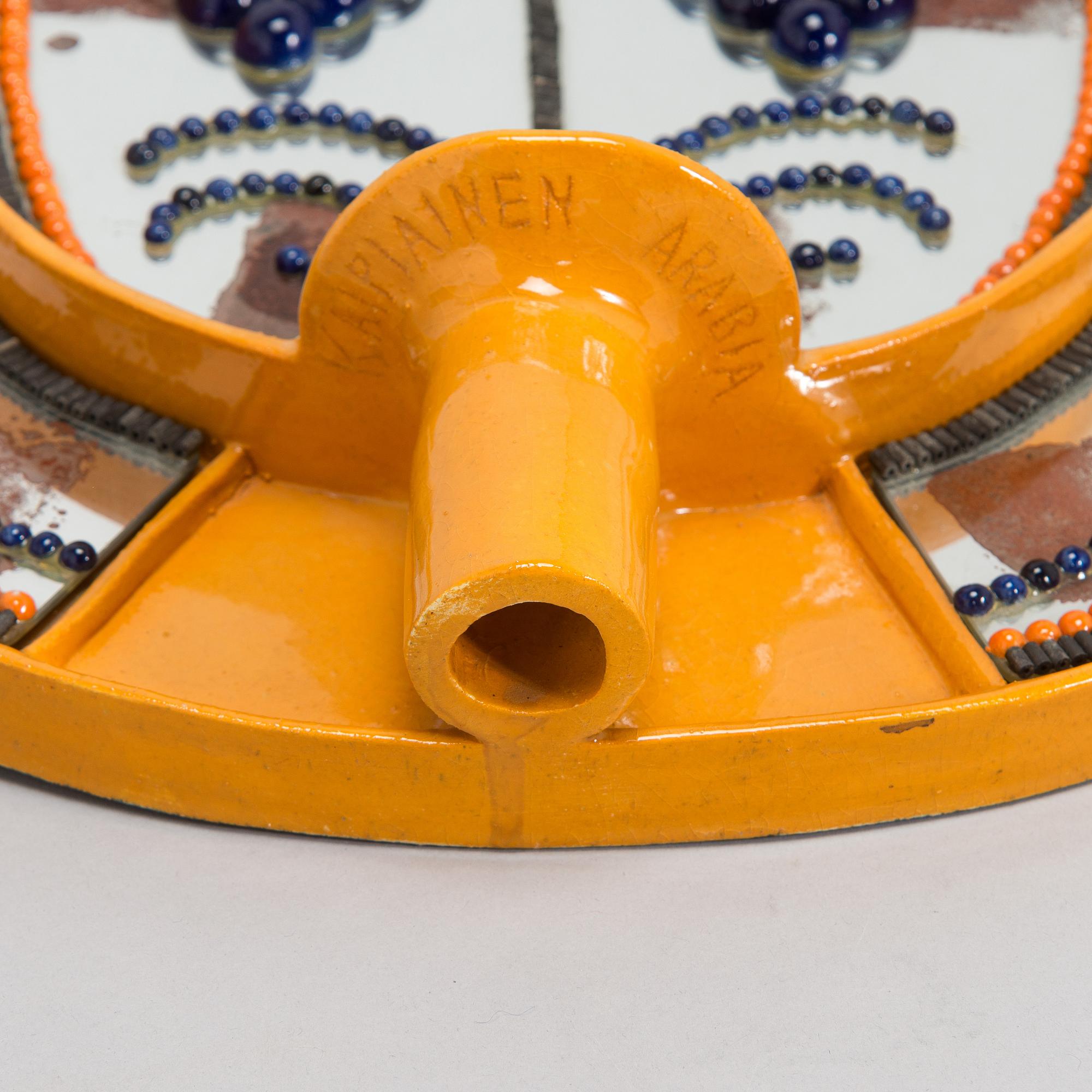 Birger Kaipiainen, ljuslampett, stengods, signerad Kaipiainen Arabia.