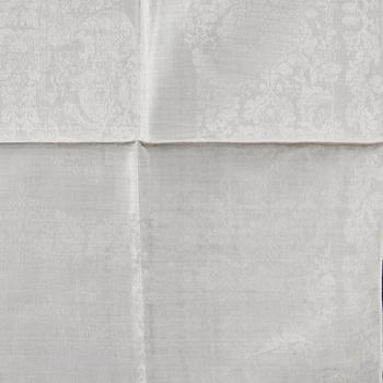 Napkins, 6 pcs damask, circa 1900.