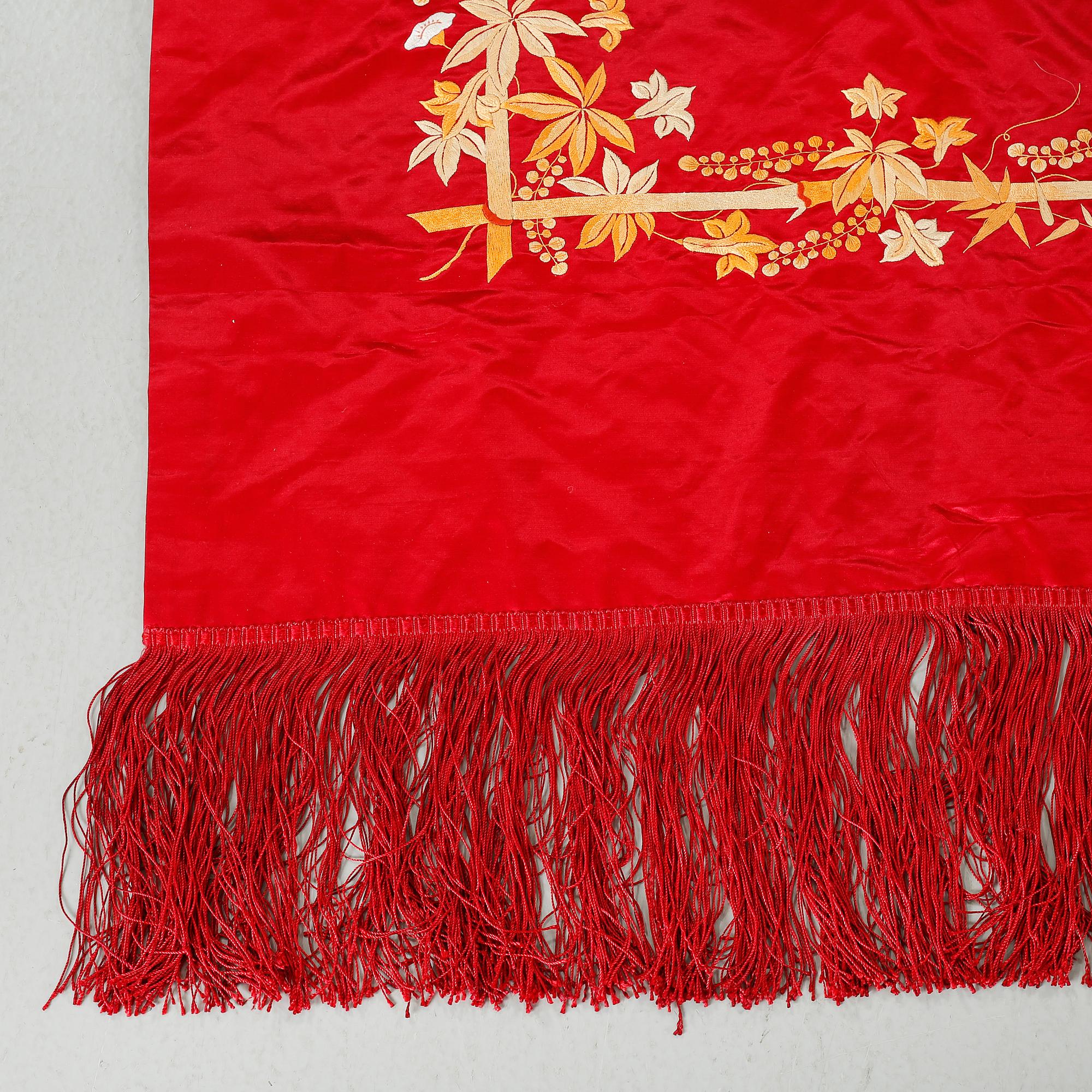 A chinese textile from the 20th century.
