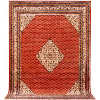 A Boteh Mir carpet, c. 346 x 242 cm.