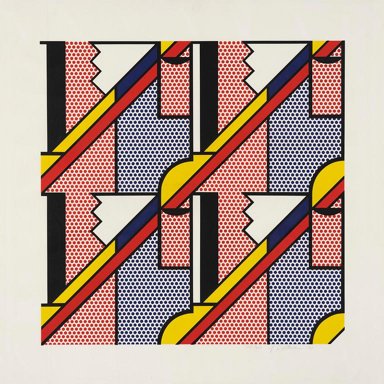 Roy Lichtenstein, "Modern Print".