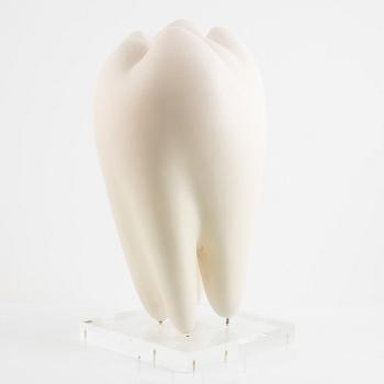 Hans Hedberg, skulptur, tand, fajans, Biot, Frankrike.