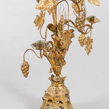 KYRKOKANDELABER, Frankrike 1900-tal.