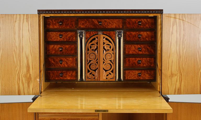 SKÅP, möjligen Mjölby Intarsia, Art Deco, 1936.