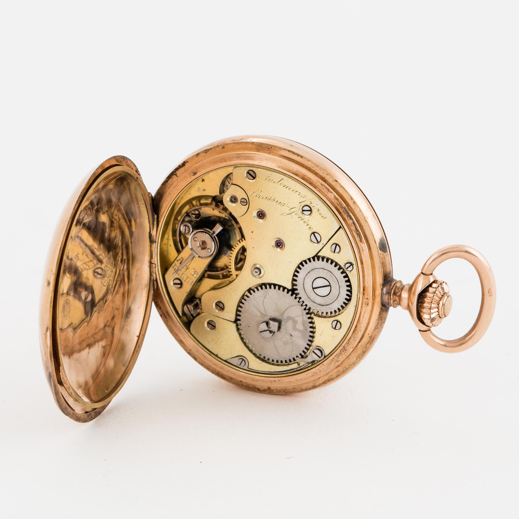Audemars freres pocket watch top
