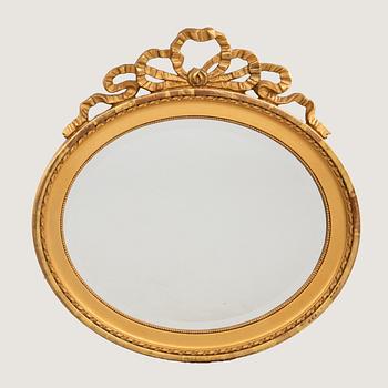 Mirror, Gustavian style, mid-20th century.