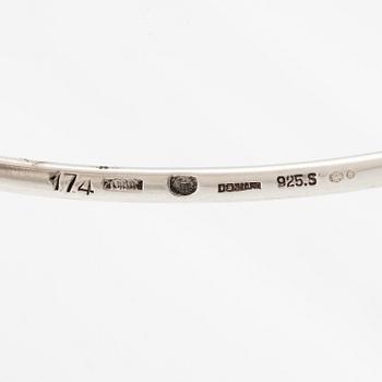 Vivianna Torun Bülow-Hübe, hänge, silver med turkoser, egen verkstad sannolikt 1950-tal.